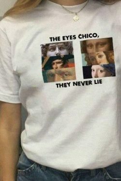 The Eyes Chico They Never Lie Y2K Fashion T-Shirt - Coquette Aesthetic Grunge Style
