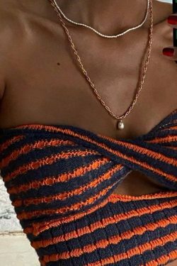 Tropical Tango Tube Top: Y2K Fashion with Coquette Aesthetic, Grunge Style, and Pastel Goth Vibes