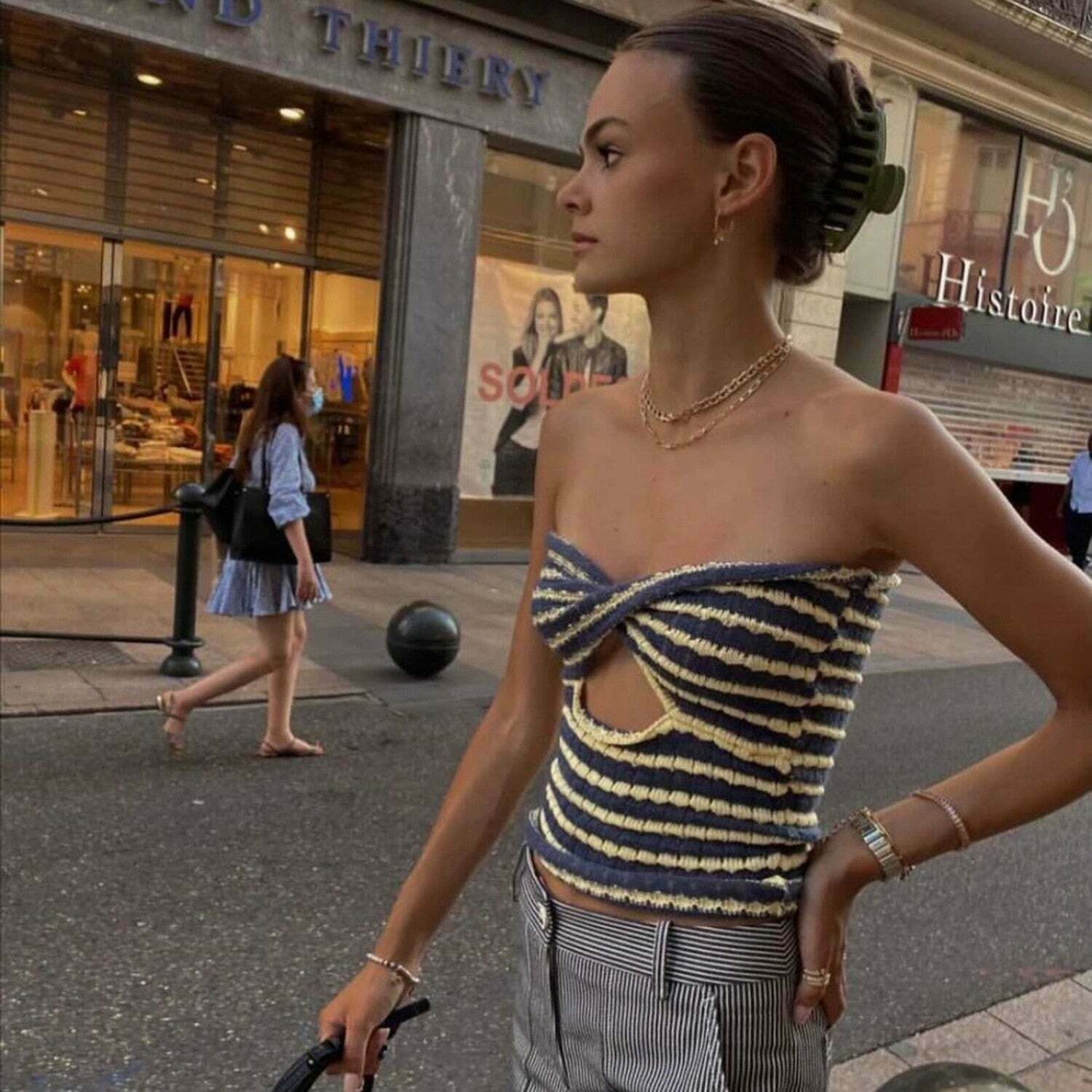 Tropical Tango Tube Top: Y2K Fashion with Coquette Aesthetic, Grunge Style, and Pastel Goth Vibes