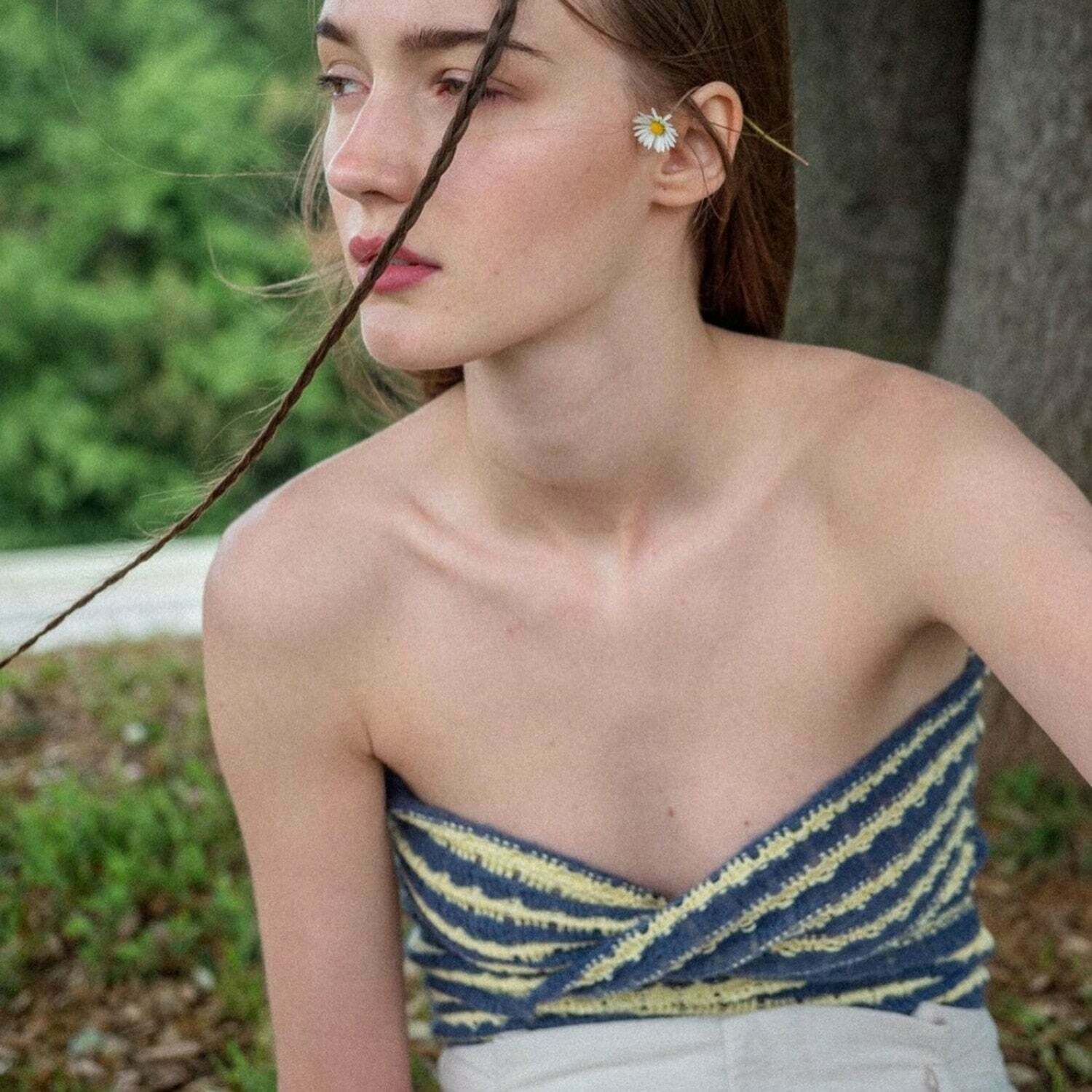 Tropical Tango Tube Top: Y2K Fashion with Coquette Aesthetic, Grunge Style, and Pastel Goth Vibes