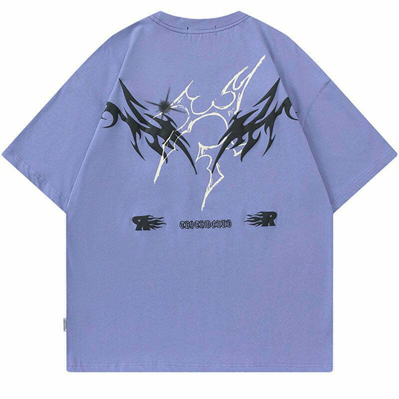 TRYTHM Tribal Y2K Graphic Tee for Women - Coquette Aesthetic Grunge Style with Pastel Goth Vibes TRYTHM Tribal Y2K Graphic Tee for Women - Coquette Aesthetic Grunge Style with Pastel Goth Vibes