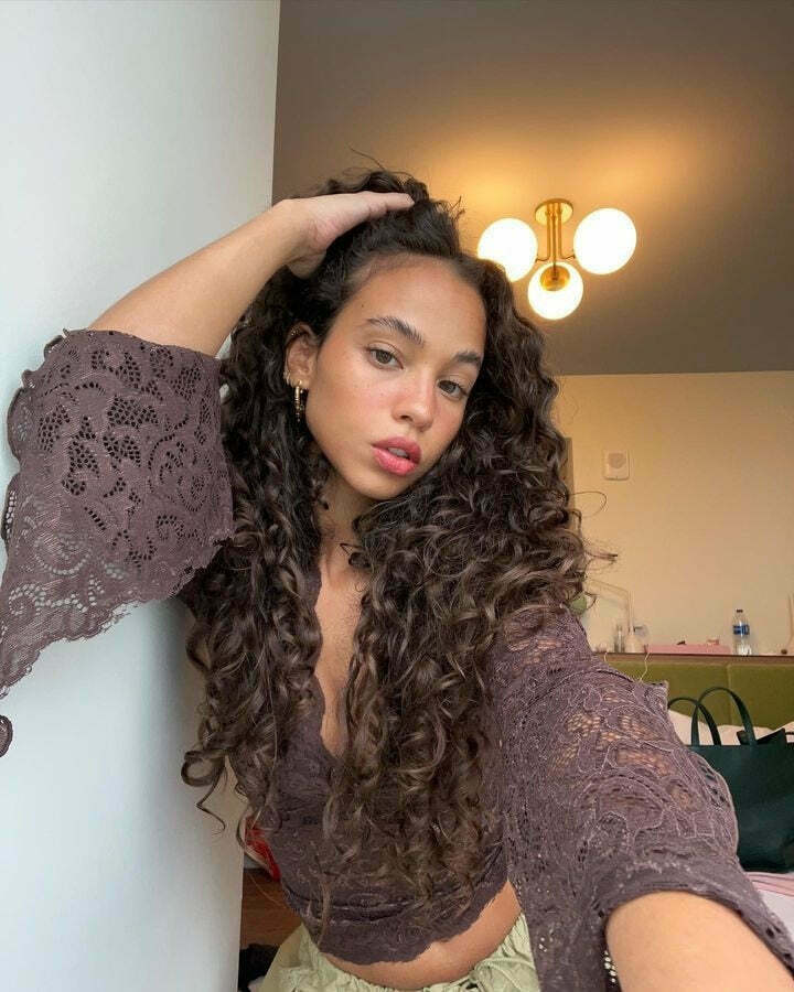 Valerian V-Neck Lace Top - Y2K Fashion Coquette Aesthetic Grunge Style Cute Tops Pastel Goth