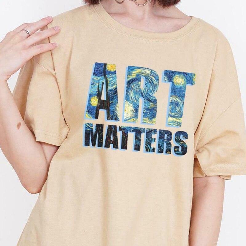 Van Gogh Starry Night Art Matters Graphic Tee - Y2K Aesthetic Fashion Statement Van Gogh Starry Night Art Matters Graphic Tee - Y2K Aesthetic Fashion Statement