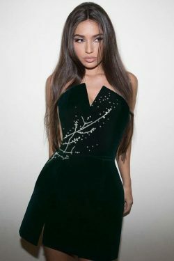 Velvet Mini Slit Dress - Y2K Fashion Statement with Coquette Aesthetic and Grunge Style