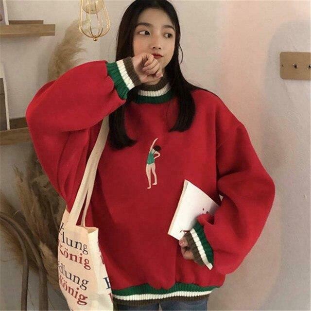 Velvet Women Sweater: Y2K Aesthetic Coquette Style with Grunge Vibes, Cute Tops & Cargo Skirt Velvet Women Sweater: Y2K Aesthetic Coquette Style with Grunge Vibes, Cute Tops & Cargo Skirt