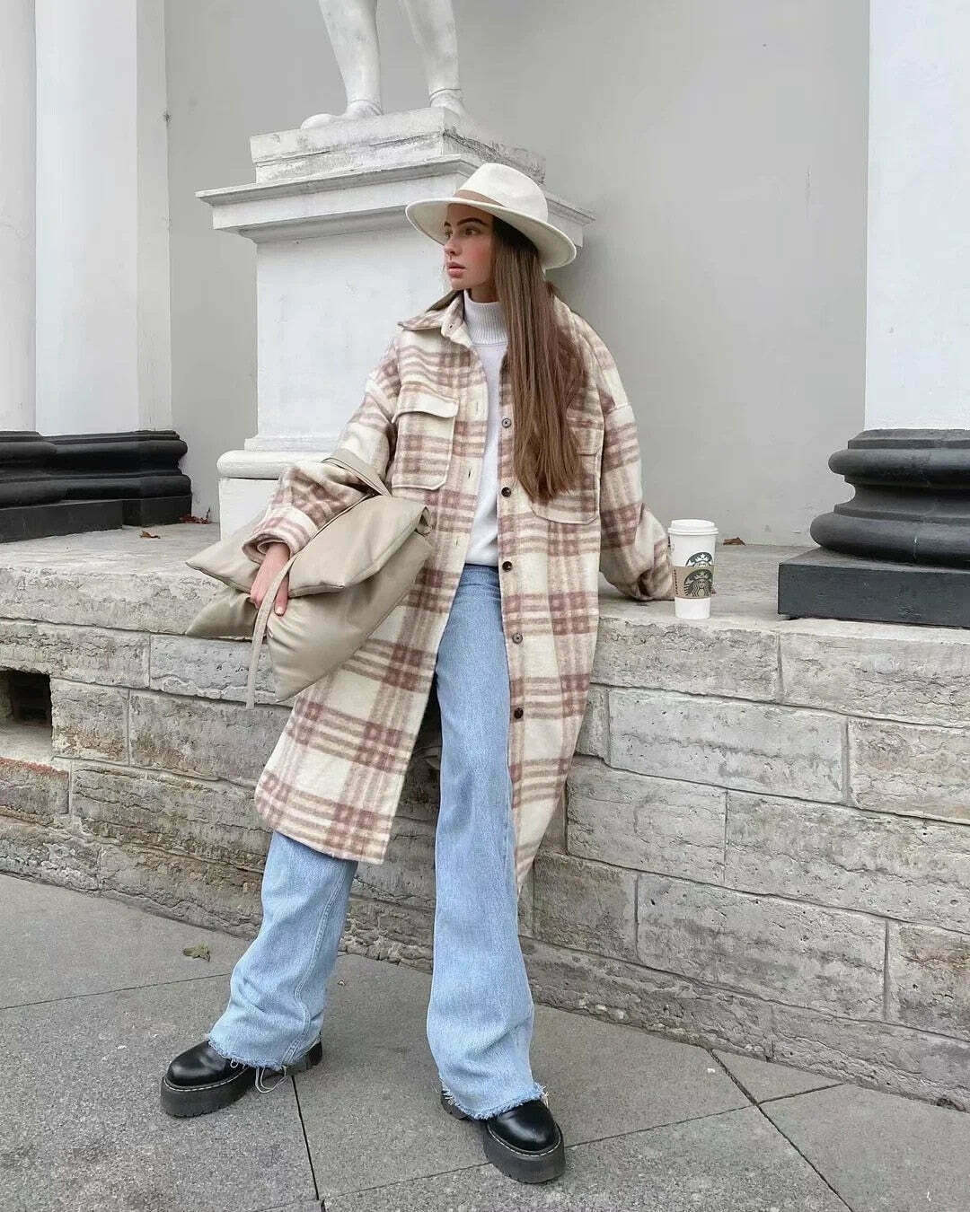 Vintage-Inspired 'Take Me As I Am' Straight Leg Baggy Jeans for Women - Y2K Fashion Statement