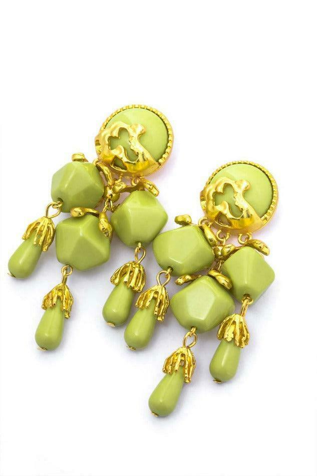 Vintage-Inspired Beaded Fringe Drop Earrings for Y2K Fashion Enthusiasts Vintage-Inspired Beaded Fringe Drop Earrings for Y2K Fashion Enthusiasts