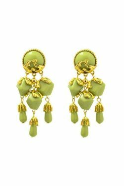 Vintage-Inspired Beaded Fringe Drop Earrings for Y2K Fashion Enthusiasts