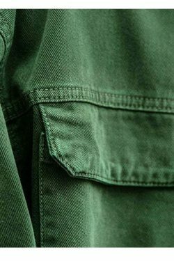 Vintage-Inspired Cargo Overshirt - Y2K Fashion with Coquette Aesthetic