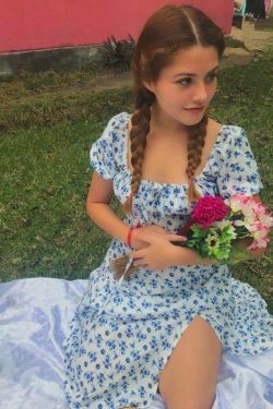 Vintage-inspired Evelyn Floral Dress for a Coquette Aesthetic Look with a Touch of Y2K Fashion