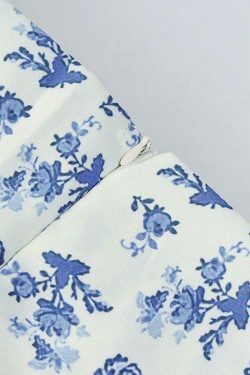 Vintage-inspired Evelyn Floral Dress for a Coquette Aesthetic Look with a Touch of Y2K Fashion