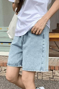 Vintage-Inspired High Waist Denim Shorts for Women - Y2K Fashion Aesthetic with a Coquette Twist