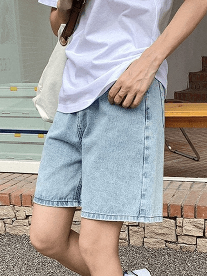 Vintage-Inspired High Waist Denim Shorts for Women - Y2K Fashion Aesthetic with a Coquette Twist