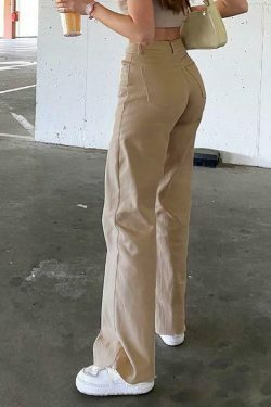 Vintage-Inspired High Waisted Flare Jeans for Women - Y2K Fashion with a Coquette Aesthetic