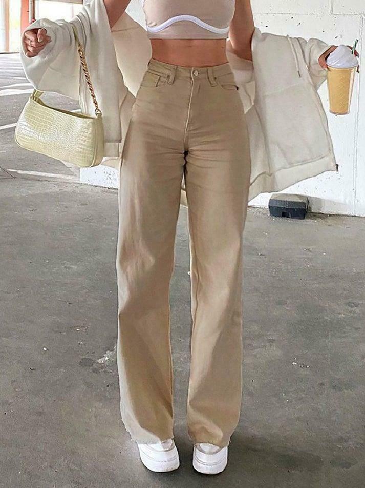 Vintage-Inspired High Waisted Flare Jeans for Women - Y2K Fashion with a Coquette Aesthetic