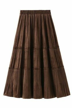 Vintage-Inspired Indie Ruffle Maxi Skirt - Y2K Fashion with Coquette Aesthetic & Grunge Style