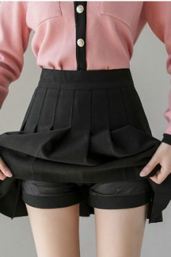 Vintage-Inspired Ruffled High-Waisted Skirt for Y2K Fashion Enthusiasts