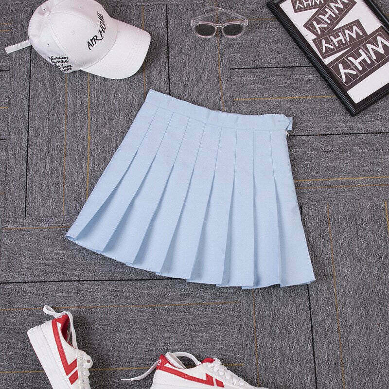 Vintage-Inspired Ruffled High-Waisted Skirt for Y2K Fashion Enthusiasts