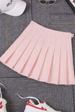 Vintage-Inspired Ruffled High-Waisted Skirt for Y2K Fashion Enthusiasts