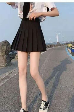 Vintage-Inspired Ruffled High-Waisted Skirt for Y2K Fashion Enthusiasts