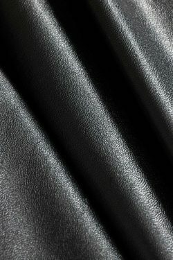 Vintage-Inspired Y2K Aesthetic Faux Leather Skinny Pants for Women - Coquette Style Grunge Fashion