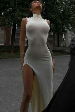 Vintage-Inspired Y2K Cargo Skirt Dress with Coquette Aesthetic and Grunge Style