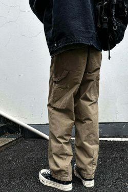 Vintage-Inspired Y2K Cargo Skirt in Coquette Aesthetic & Grunge Style - Pastel Goth Fashion