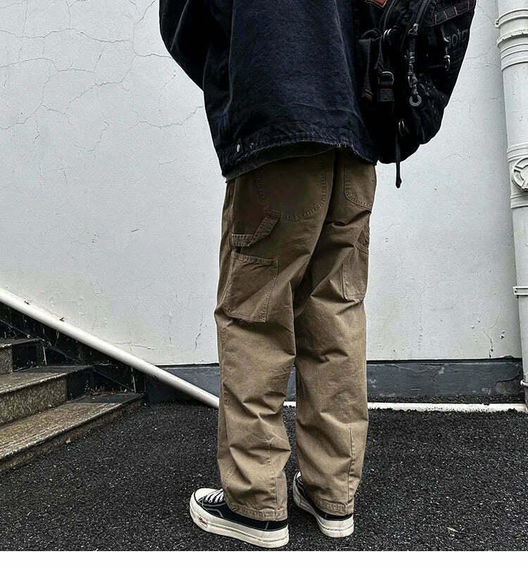 Vintage-Inspired Y2K Cargo Skirt in Coquette Aesthetic & Grunge Style - Pastel Goth Fashion