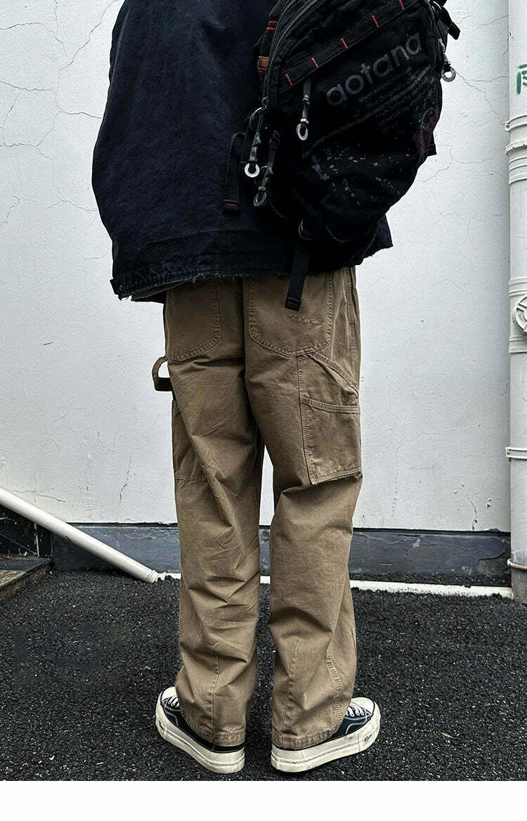 Vintage-Inspired Y2K Cargo Skirt in Coquette Aesthetic & Grunge Style - Pastel Goth Fashion