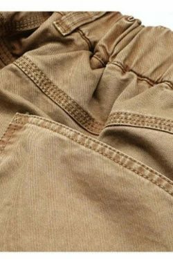 Vintage-Inspired Y2K Cargo Skirt in Coquette Aesthetic & Grunge Style - Pastel Goth Fashion