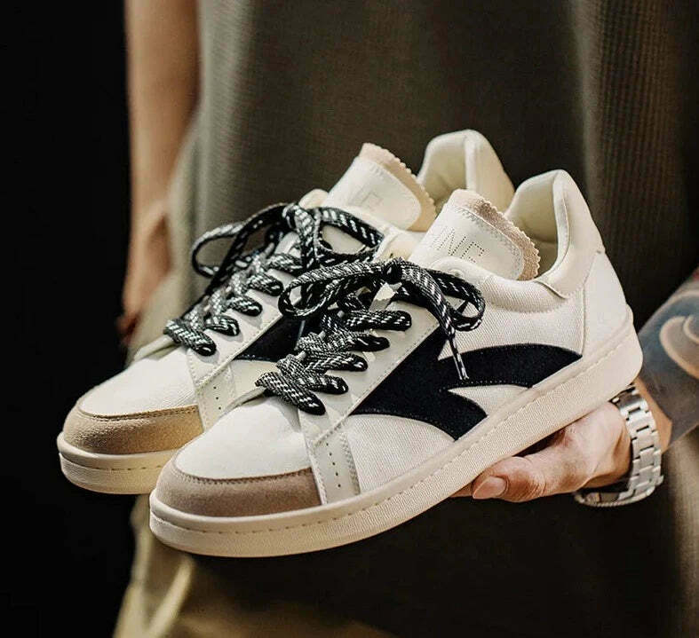 Vintage-Inspired Y2K Style Retro Tennis Sneakers for Niche Women's Fashion