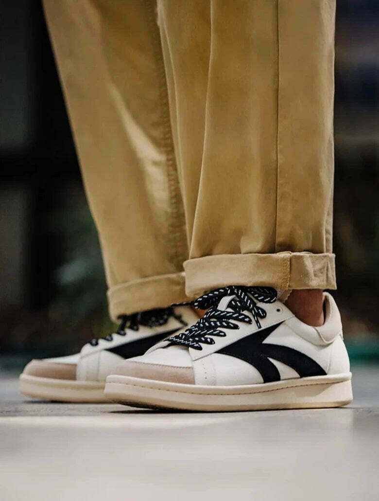 Vintage-Inspired Y2K Style Retro Tennis Sneakers for Niche Women's Fashion