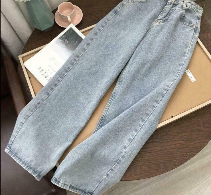 Vintage-Inspired Y2K Wide Legged Jeans for Women - Coquette Aesthetic with a Grunge Twist Vintage-Inspired Y2K Wide Legged Jeans for Women - Coquette Aesthetic with a Grunge Twist