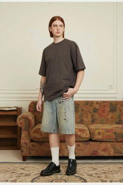 Vintage 'Release' Painted Y2K Cargo Skirt - Coquette Aesthetic Grunge Style