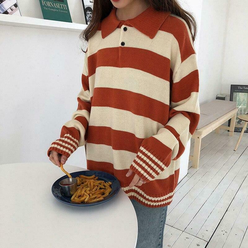 Vintage 90s Aesthetic Sweater: Y2K Fashion for Women - Coquette & Grunge Style Tops