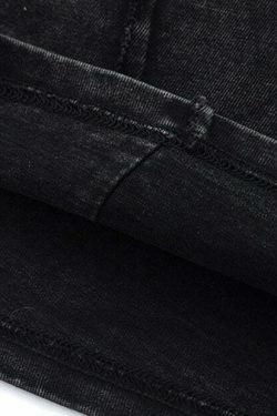 Vintage Acid Wash T-Shirt with Unique Seam Detail - Y2K Fashion Staple for Women