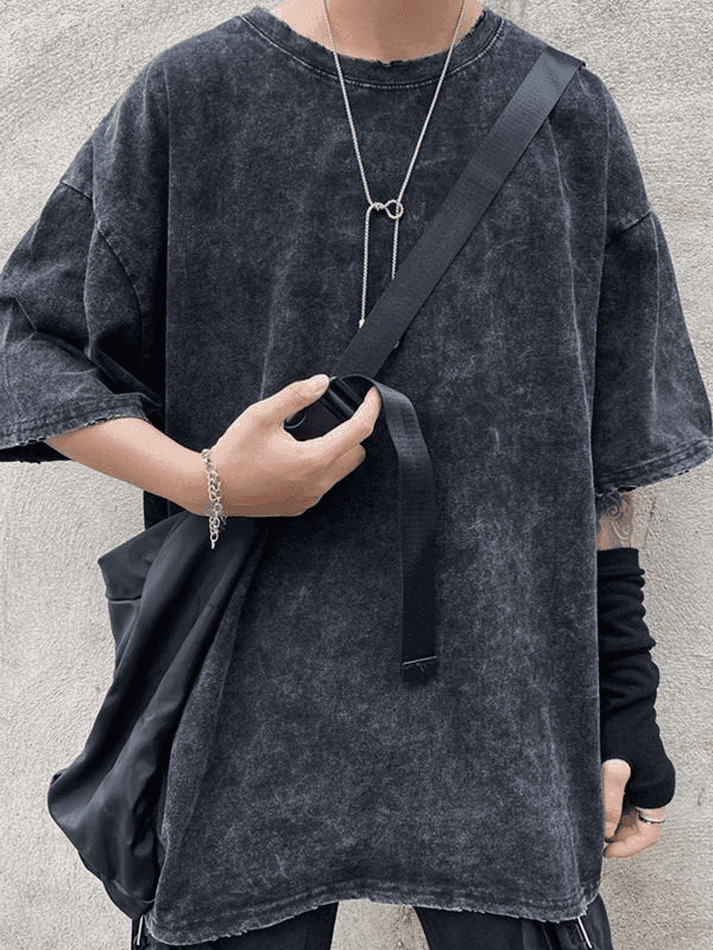 Vintage Acid Wash Tee - Y2K Fashion Men's Retro Grunge Aesthetic Shirt Vintage Acid Wash Tee - Y2K Fashion Men's Retro Grunge Aesthetic Shirt