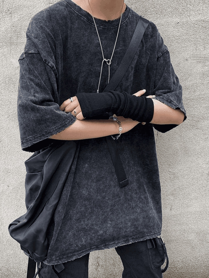 Vintage Acid Wash Tee - Y2K Fashion Men's Retro Grunge Aesthetic Shirt Vintage Acid Wash Tee - Y2K Fashion Men's Retro Grunge Aesthetic Shirt