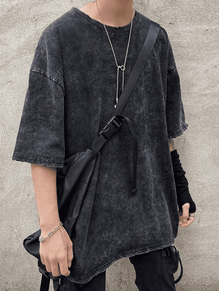 Vintage Acid Wash Tee - Y2K Fashion Men's Retro Grunge Aesthetic Shirt Vintage Acid Wash Tee - Y2K Fashion Men's Retro Grunge Aesthetic Shirt