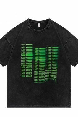 Vintage Aesthetic Anxious Slogan Graphic Tee for Women - Y2K Fashion Statement Piece