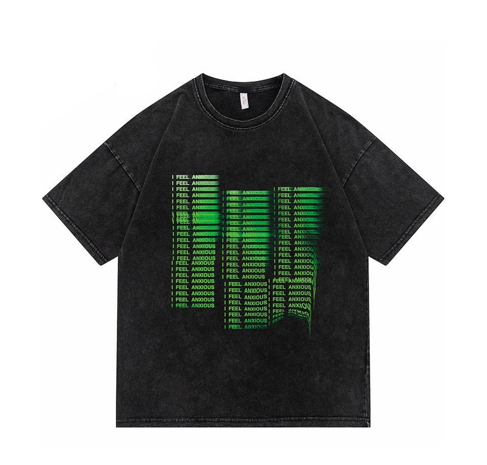 Vintage Aesthetic Anxious Slogan Graphic Tee for Women - Y2K Fashion Statement Piece Vintage Aesthetic Anxious Slogan Graphic Tee for Women - Y2K Fashion Statement Piece