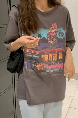 Vintage Aesthetic Graphic Tee - Y2K Fashion Coquette Style Grunge Outfits