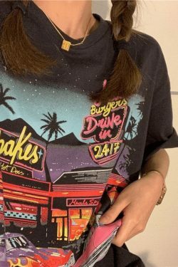 Vintage Aesthetic Graphic Tee - Y2K Fashion Coquette Style Grunge Outfits