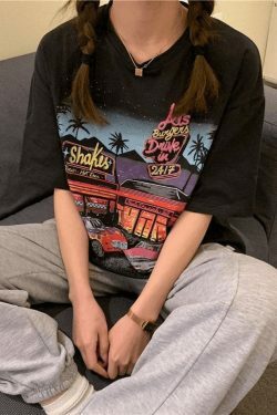 Vintage Aesthetic Graphic Tee - Y2K Fashion Coquette Style Grunge Outfits