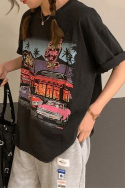 Vintage Aesthetic Graphic Tee - Y2K Fashion Coquette Style Grunge Outfits
