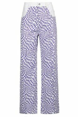 Vintage Aesthetic Indie Floral Print Pants - Y2K Fashion Grunge Style Coquette Outfits