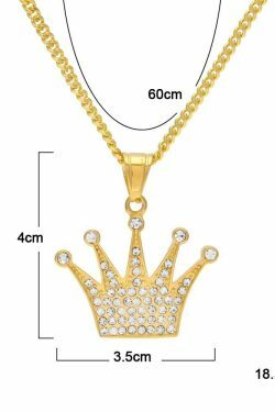 Vintage Aesthetic King Necklace - Y2K Fashion Jewelry for Women with Coquette and Grunge Style