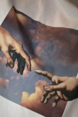 Vintage Aesthetic Michelangelo T-Shirt - Y2K Fashion with Coquette and Grunge Style