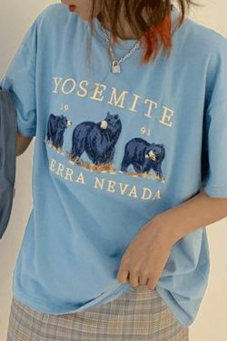 Vintage Bear Graphic Tee - Y2K Aesthetic Shirt with Coquette Style and Grunge Vibes
