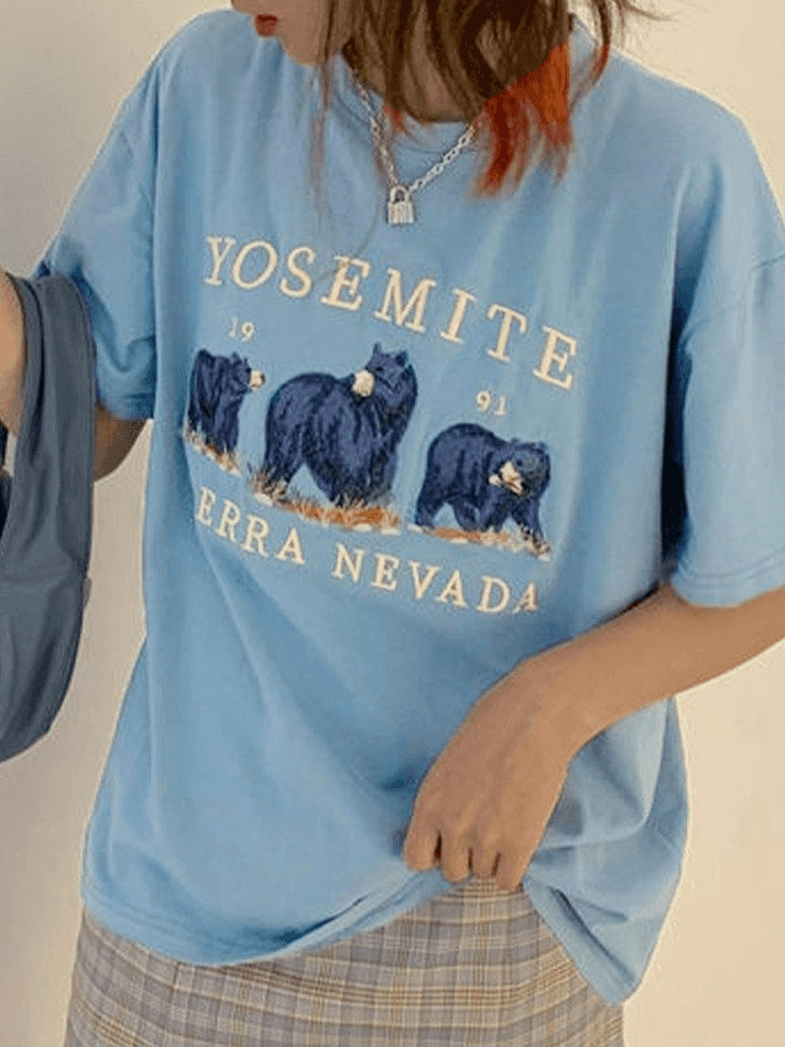 Vintage Bear Graphic Tee - Y2K Aesthetic Shirt with Coquette Style and Grunge Vibes Vintage Bear Graphic Tee - Y2K Aesthetic Shirt with Coquette Style and Grunge Vibes